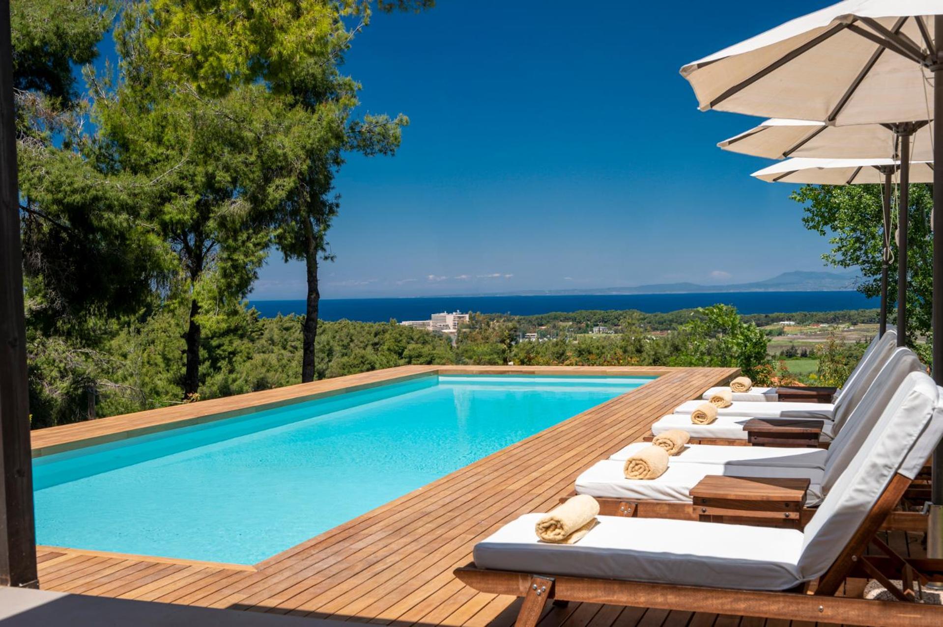 The White Villa At Sani Sani  Exterior foto