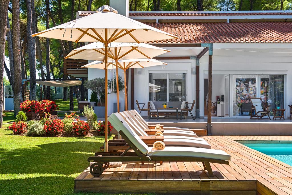 The White Villa At Sani Sani  Exterior foto